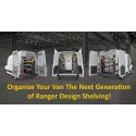 Ranger Design Steel Shelving Unit for Deep High Roof Van, 18" x 62" x 48". Model: N5-DS48-4