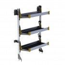 Ranger Design Fold-Away Shelf unit, with 3 shelves, 64"h x 36"w, F5-RA36-3