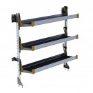 Ranger Design Fold-Away Shelf unit, with 3 shelves, 64"h x 60"w, F5-RA60-3