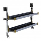 Ranger Design Fold-Away Shelf unit, with 2 shelves, 47.5"h x 60"w, F4-RA60-2