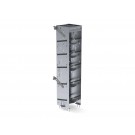 Ranger Design 5 Tier refrigerant rack for large bottles, aluminum, 14"d x 13"w x 62½"h, 6003