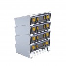 Ranger Design Partskeeper floor mount cabinet with 4 carry cases, 62-U5074