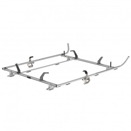 Double Clamp Ladder Rack For Ford Transit, LWB, 2 Bar System – 1630-FTL