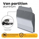 Contoured safety partition, aluminum, Ford Transit Standard Roof