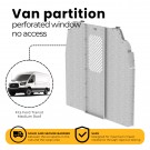Van Partition, Straight, Perf Window, Ford Transit MR