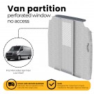 Mercedes Sprinter Van Partition, Steel, Straight, Perf Window, Standard Roof