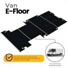 Van floor with inserts to install units, EV safe, drill free mounting, BrightDrop 600 – 6541-BZL
